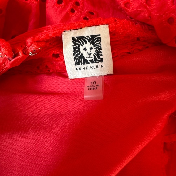 Anne Klein Eyelet Dress (10) - Picture 7 of 7